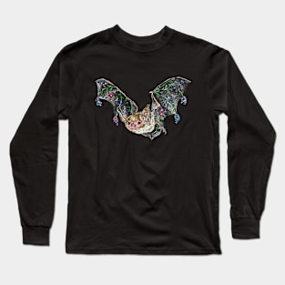 Watercolor Fruit Bat Long Sleeve T-Shirt